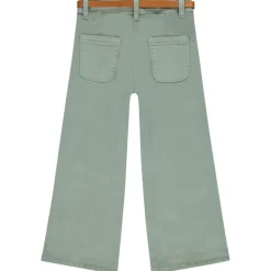 Jean overdyed large avec ceinture pour fille