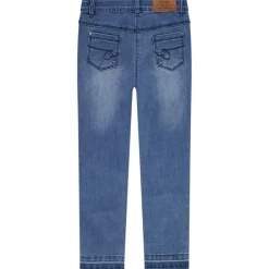 Jean skinny taille haute avec détails en sequins pour fille