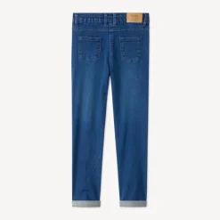 Jean skinny uni en denim pour fille