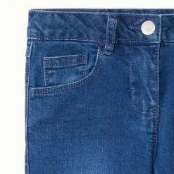 Jean skinny uni en denim pour fille