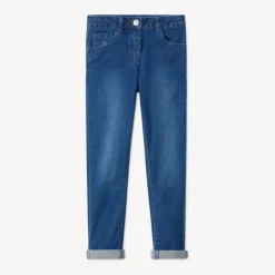 Jean skinny uni en denim pour fille