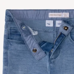 Jean skinny uni en denim pour fille