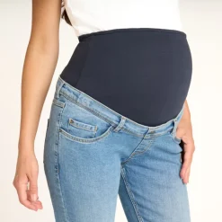 Jean slim de grossesse avec bandeau haut