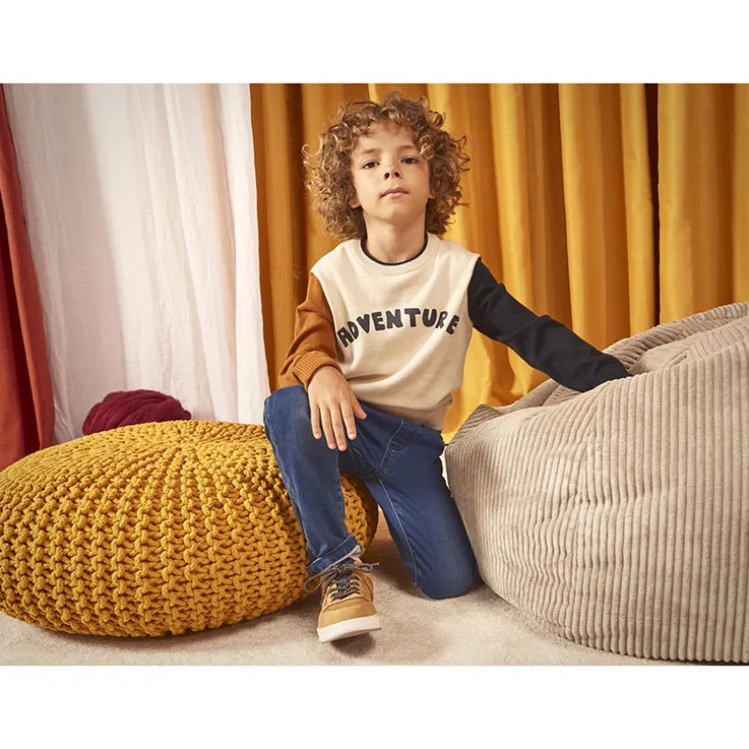 Jean style denim élastiqué pour garçon
