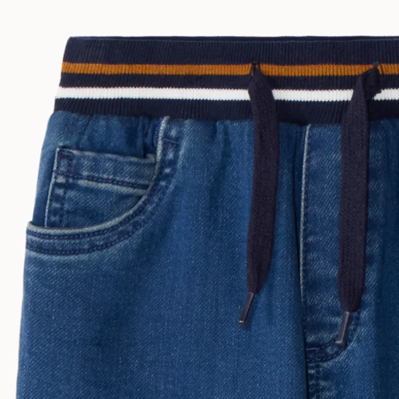 Jean style denim élastiqué pour garçon