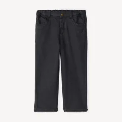 Jean uni à taille élastique pour bébé garçon