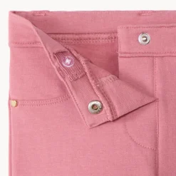 Jegging en molleton uni pour bébé fille