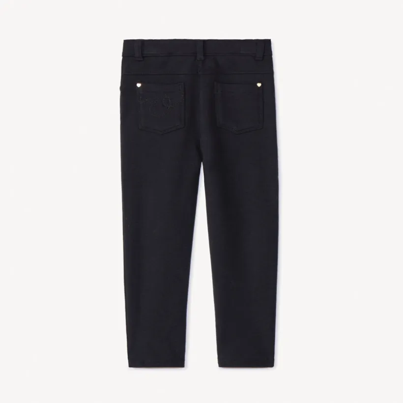 Jegging en molleton uni pour bébé fille
