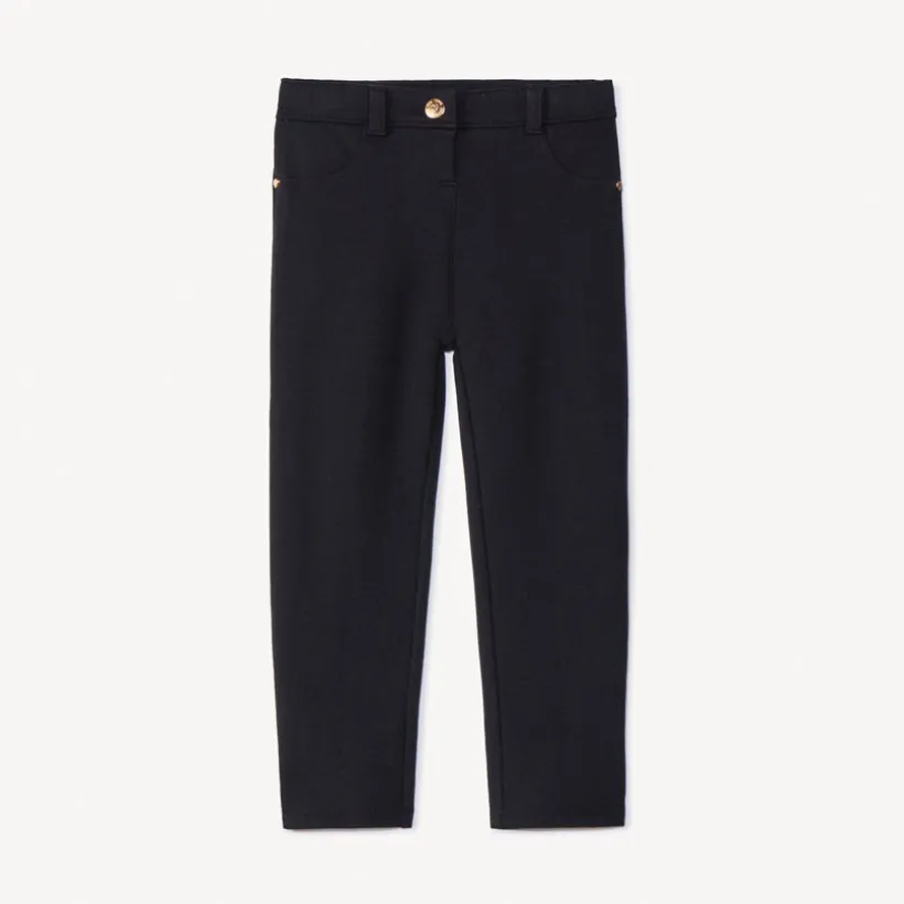 Jegging en molleton uni pour bébé fille