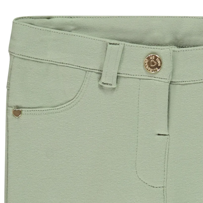 Jegging en molleton uni pour bébé fille