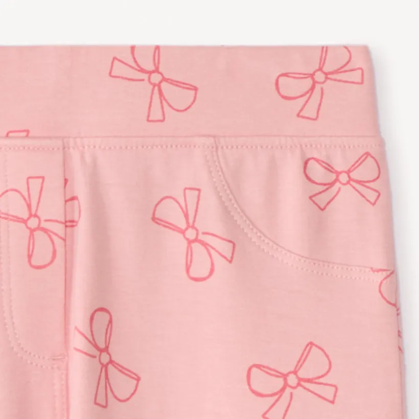 Jegging molleton imprimé pour fille