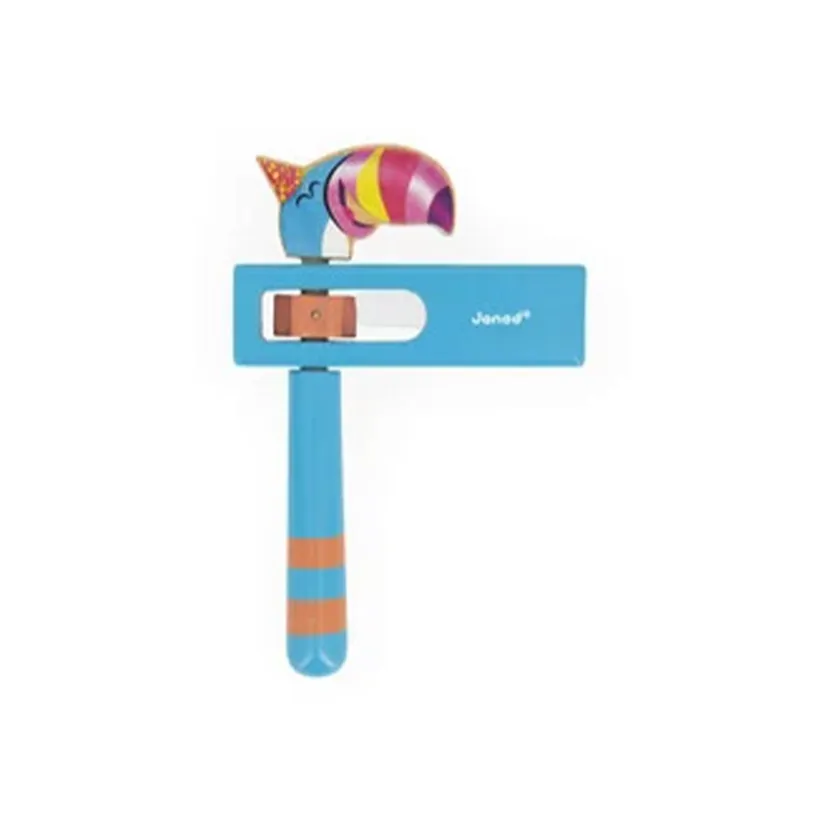 Jeu d'adresse ApplePop Crecelles élan et toucan (modèle aléatoire)