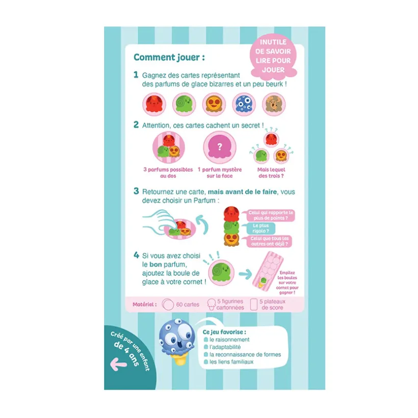 Jeu de cartes fantaisie Gelato Loco