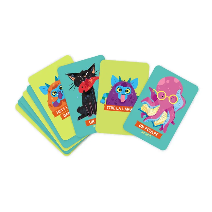 Jeu de cartes Monstro Grimaces