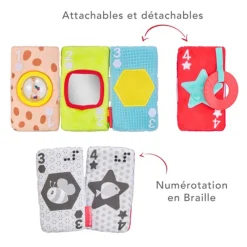 Jeu de cartes sensorielles Sophie la Girafe