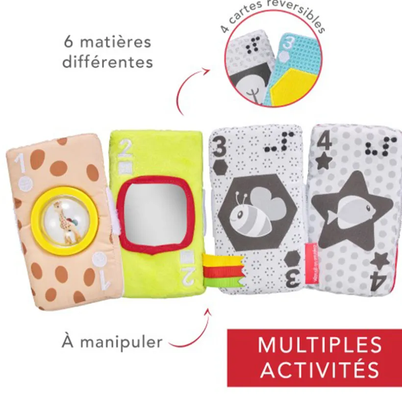 Jeu de cartes sensorielles Sophie la Girafe