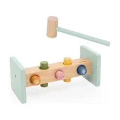 Jeu de marteau de marteau en bois