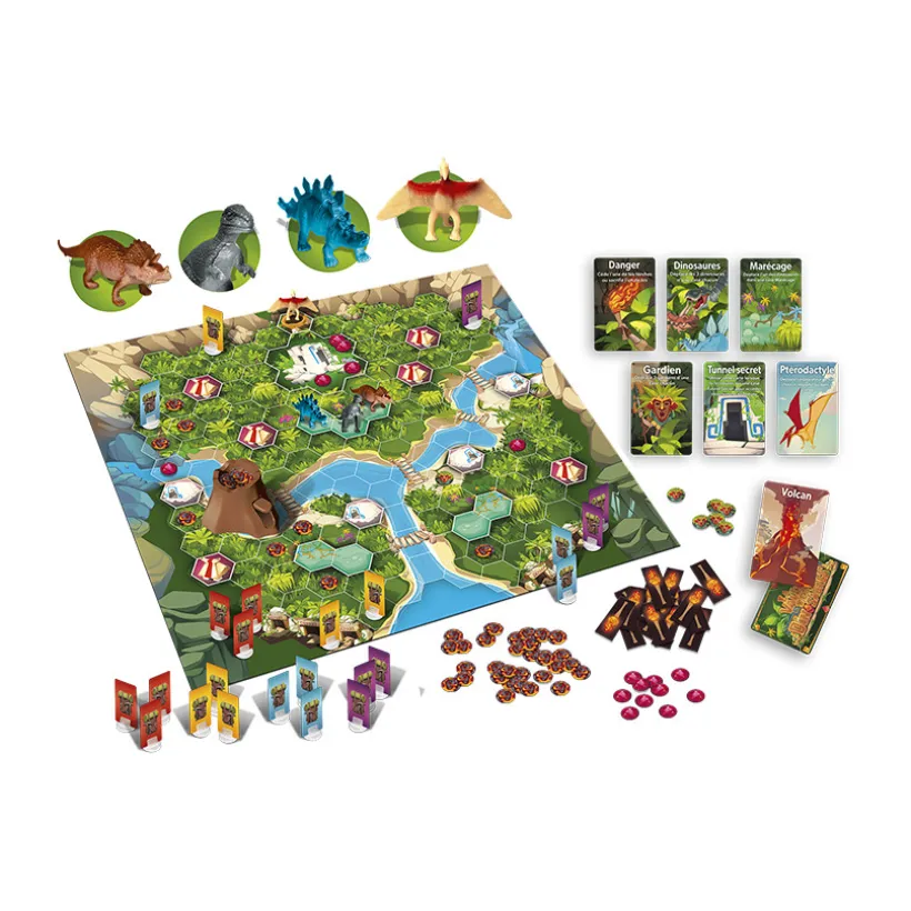 Jeu de société La Vallée des Dinosaures