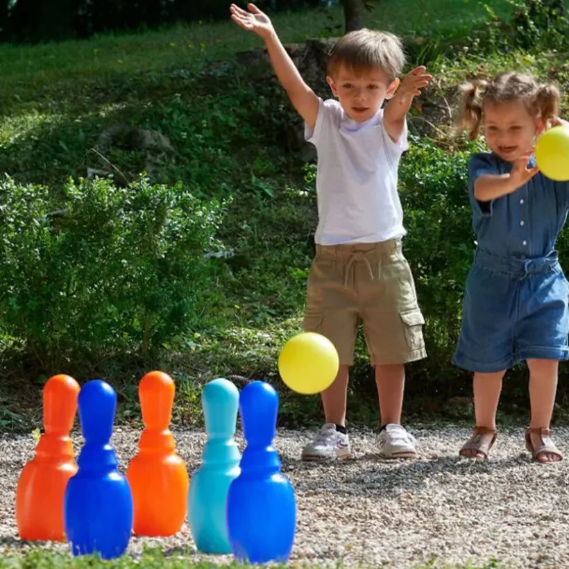Jeu 6 quilles de bowling 23 cm