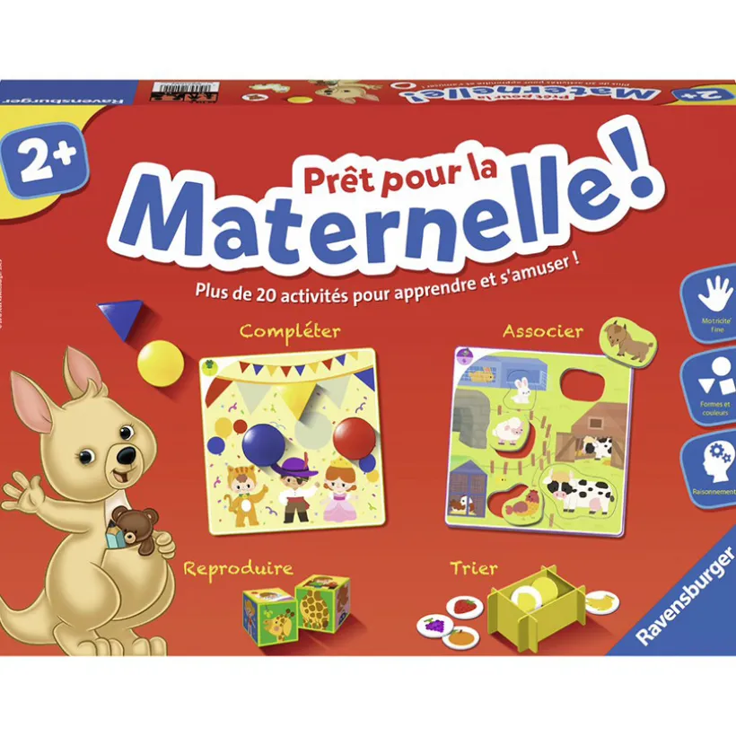 Jeux de Connaissances Jeu Educatif Prêt Pour La Maternelle !