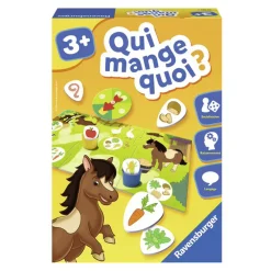 Jeux de Connaissances Jeu Educatif Qui Mange Quoi ?