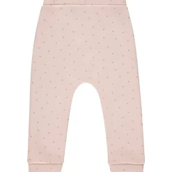 Jogging en jersey contrecollé sherpa à pois pailletés pour bébé fille