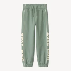 Jogging en molleton printé et pailleté pour fille