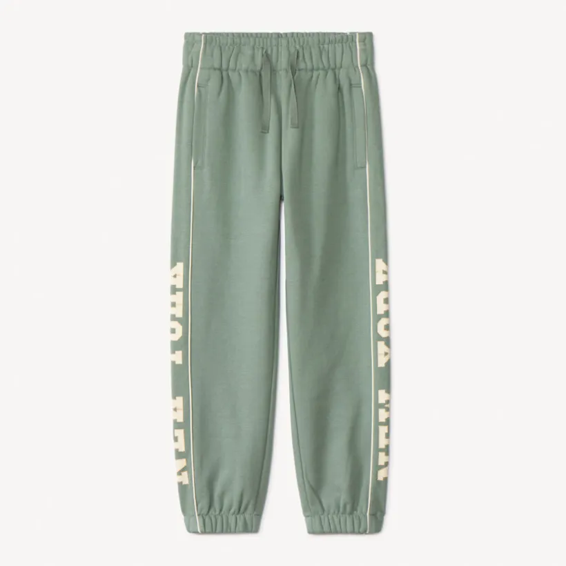 Jogging en molleton printé et pailleté pour fille