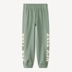 Jogging en molleton printé et pailleté pour fille