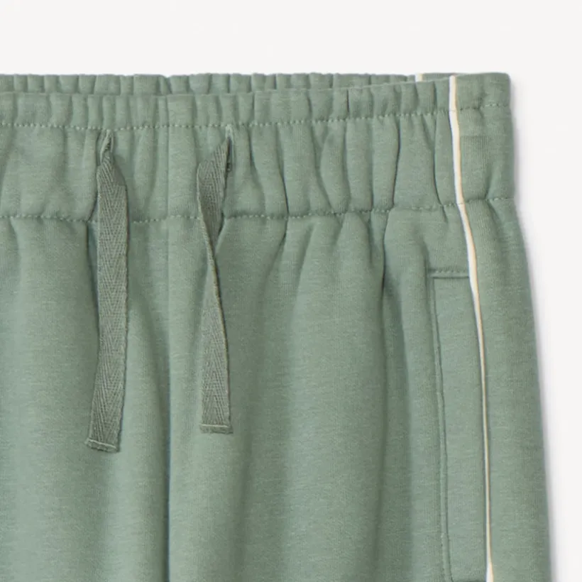 Jogging en molleton printé et pailleté pour fille
