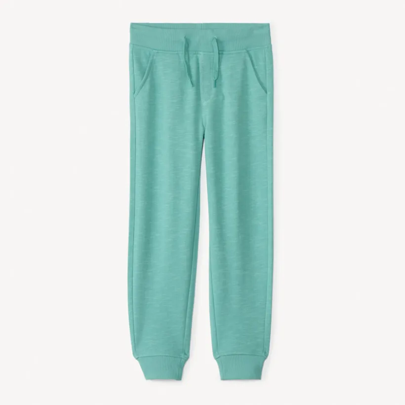 Jogging en molleton slub uni pour garçon