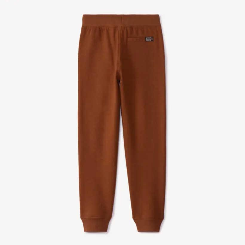 Jogging en molleton slub uni pour garçon