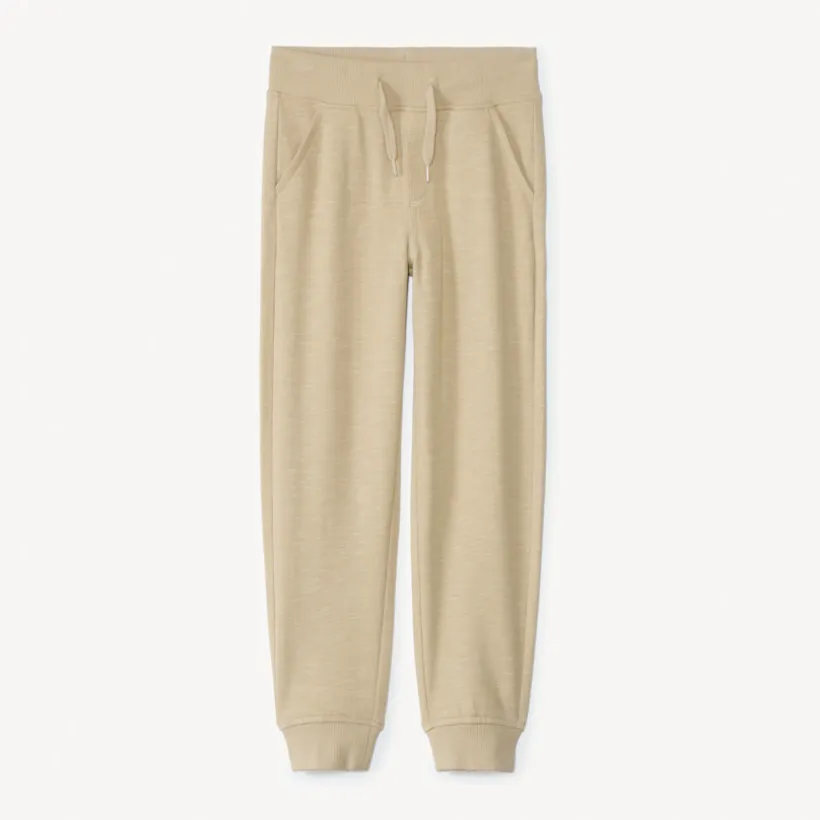 Jogging en molleton slub uni pour garçon