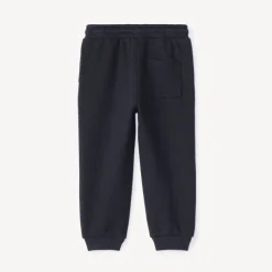 Jogging fantaisie uni à étiquette pour bébé garçon