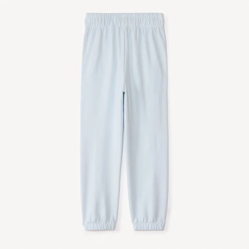 Jogging molleton ample effet color block pour fille