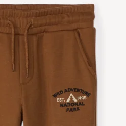 Jogging molleton doublé velours pour garçon