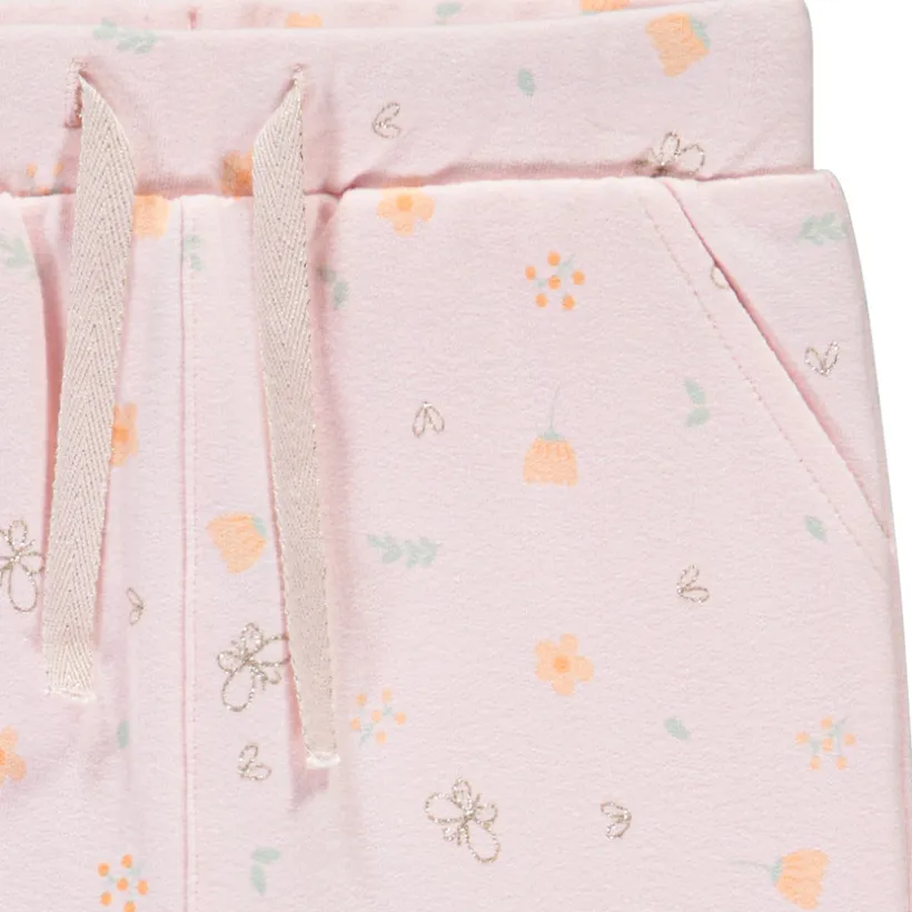 Jogging molleton imprimé pailleté pour bébé fille
