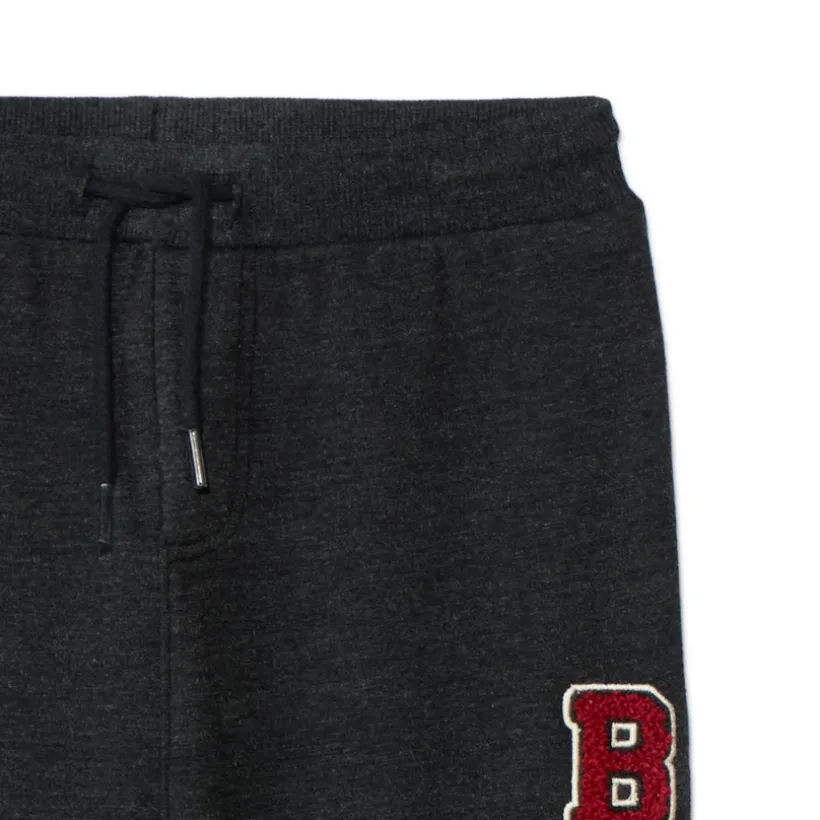 Jogging molleton à patchs bouclettes pour bébé garçon