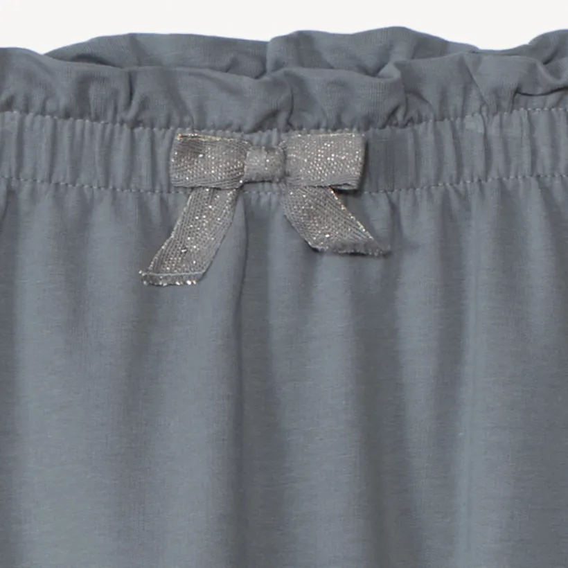 Jogging molleton à taille volantée pour bébé fille