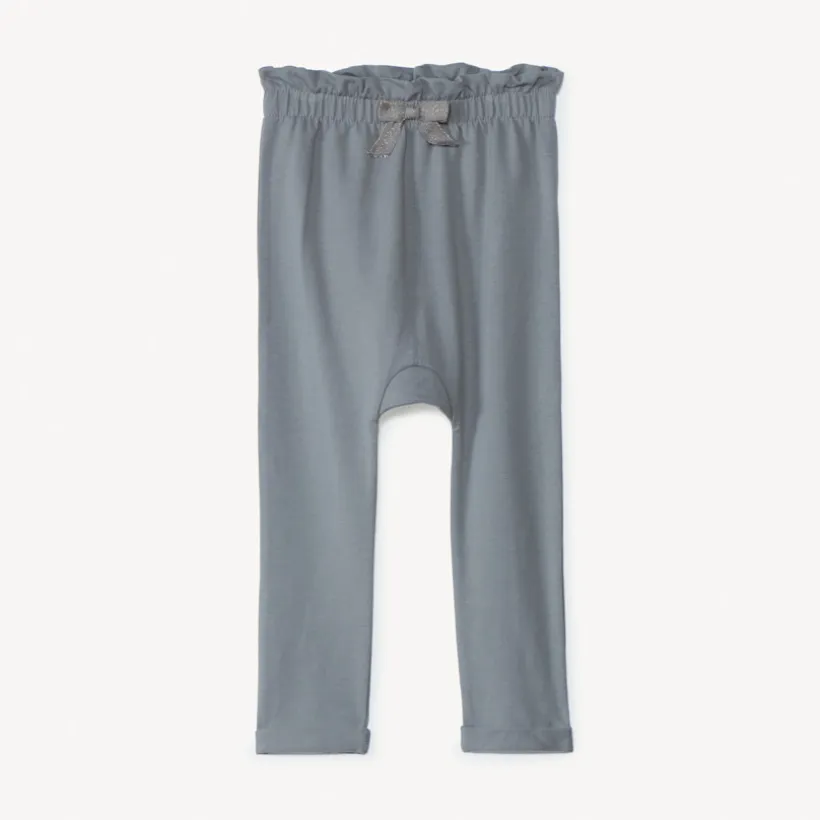 Jogging molleton à taille volantée pour bébé fille