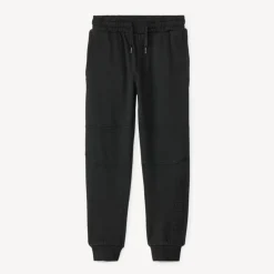 Jogging molleton uni brodé pour garçon