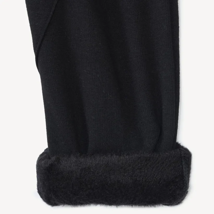 Jogging molleton uni doublé sherpa pour garçon