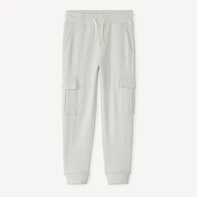 Jogging molleton uni à poche cargo pour garçon