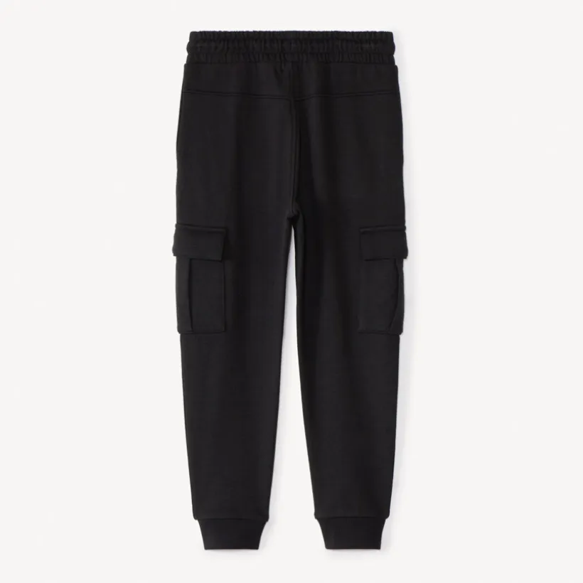 Jogging molleton uni à poche cargo pour garçon