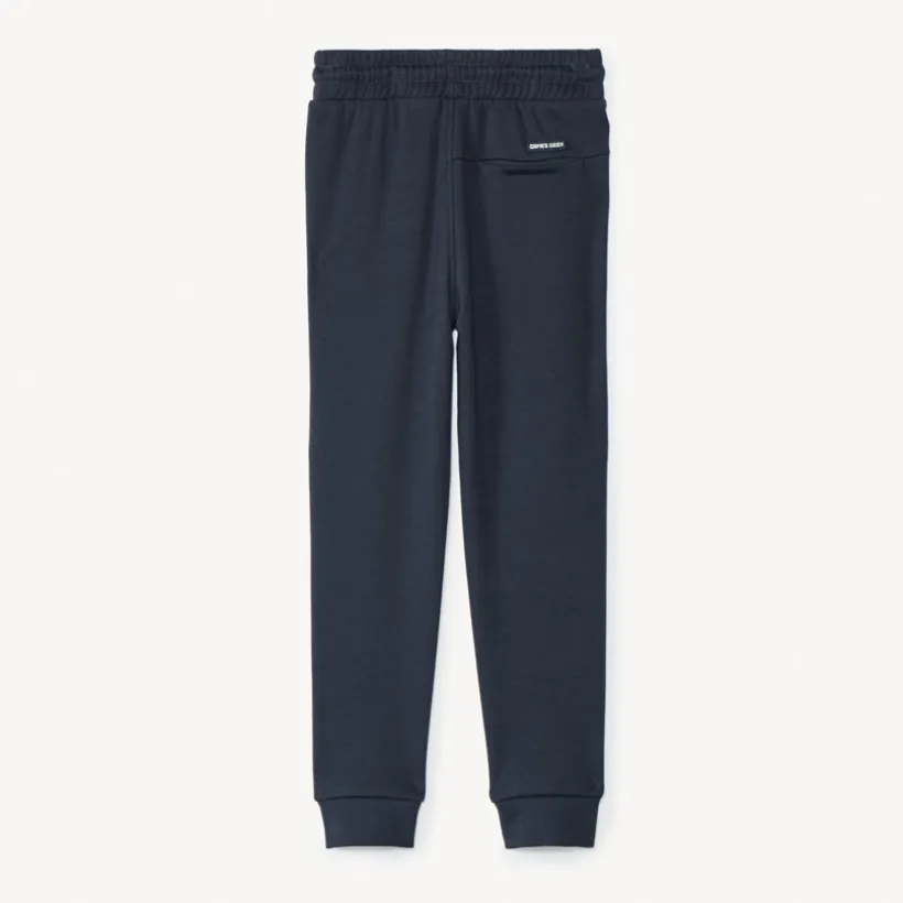 Jogging molleton uni à poches zippées pour garçon