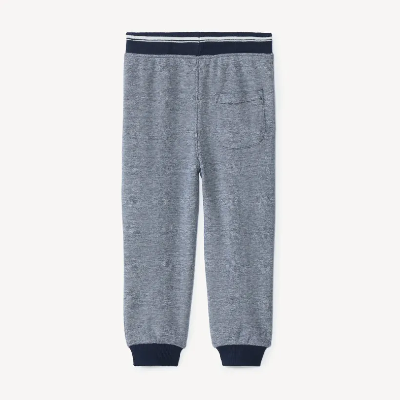 Jogging piqué effet chiné pour bébé garçon