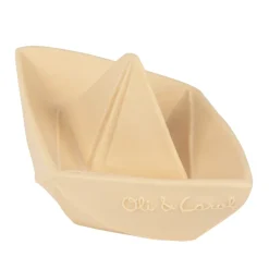Jouet de bain en caoutchouc Bateau Origami nude