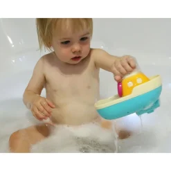 Jouet de bain Toby le bateau à jet d'eau rigolo