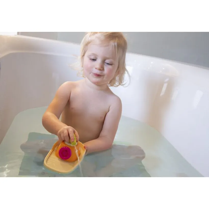 Jouet de bain Toby le bateau à jet d'eau rigolo