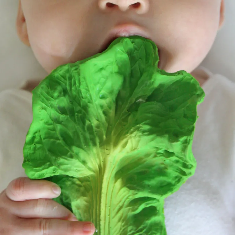 Jouet de dentition en caoutchouc Kendall le chou